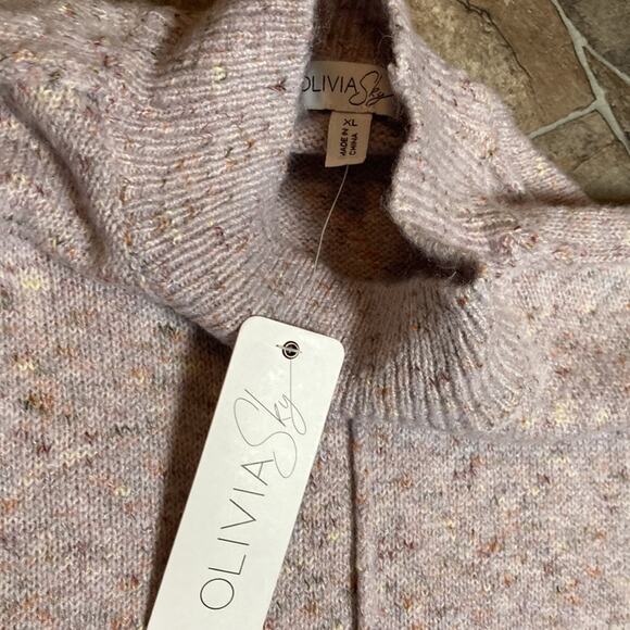 NWT Olivia Sky Marled Pullover Sweater Size: XL - Picture 7 of 11